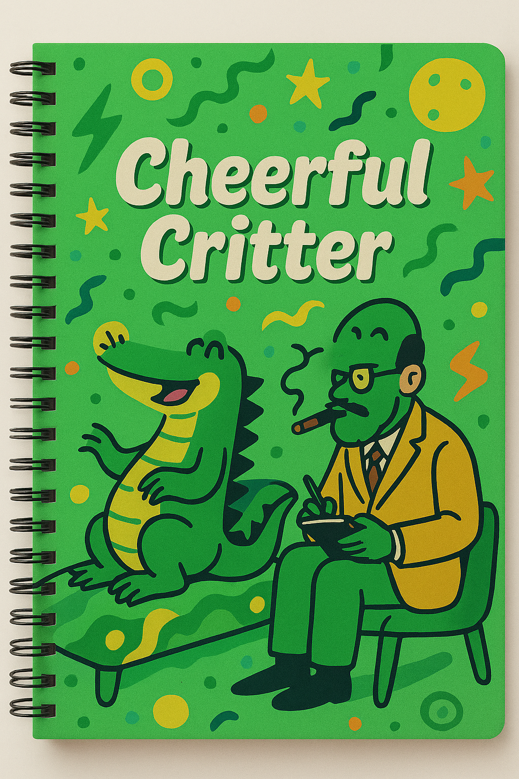 Cheerful Critter – A4 Stone Paper Notebook (100 Pages)
