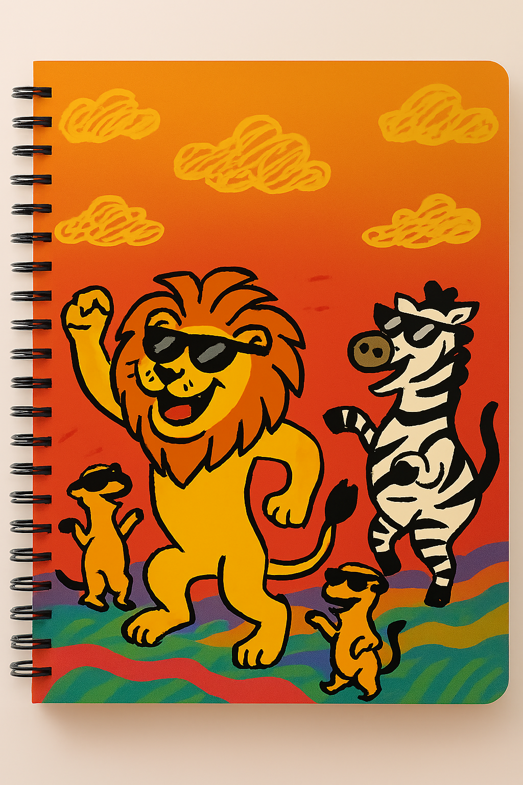 Cloud Pop – A4 Spiral Notebook (100 Pages)